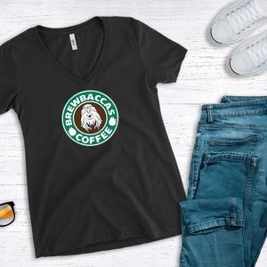 Chewbacca Brewbaccas Coffee women's shirt S-3X